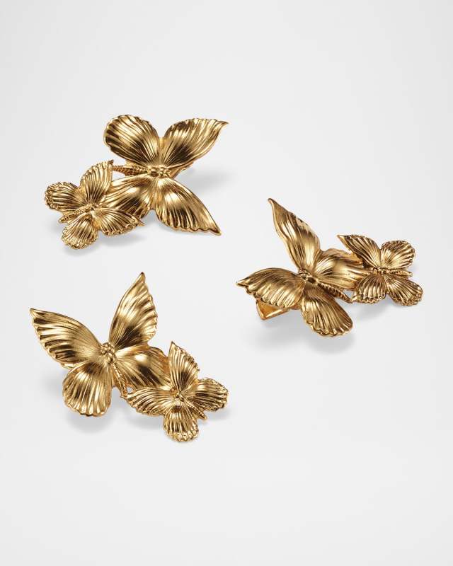 Silvie Butterfly Clips, Set of 3